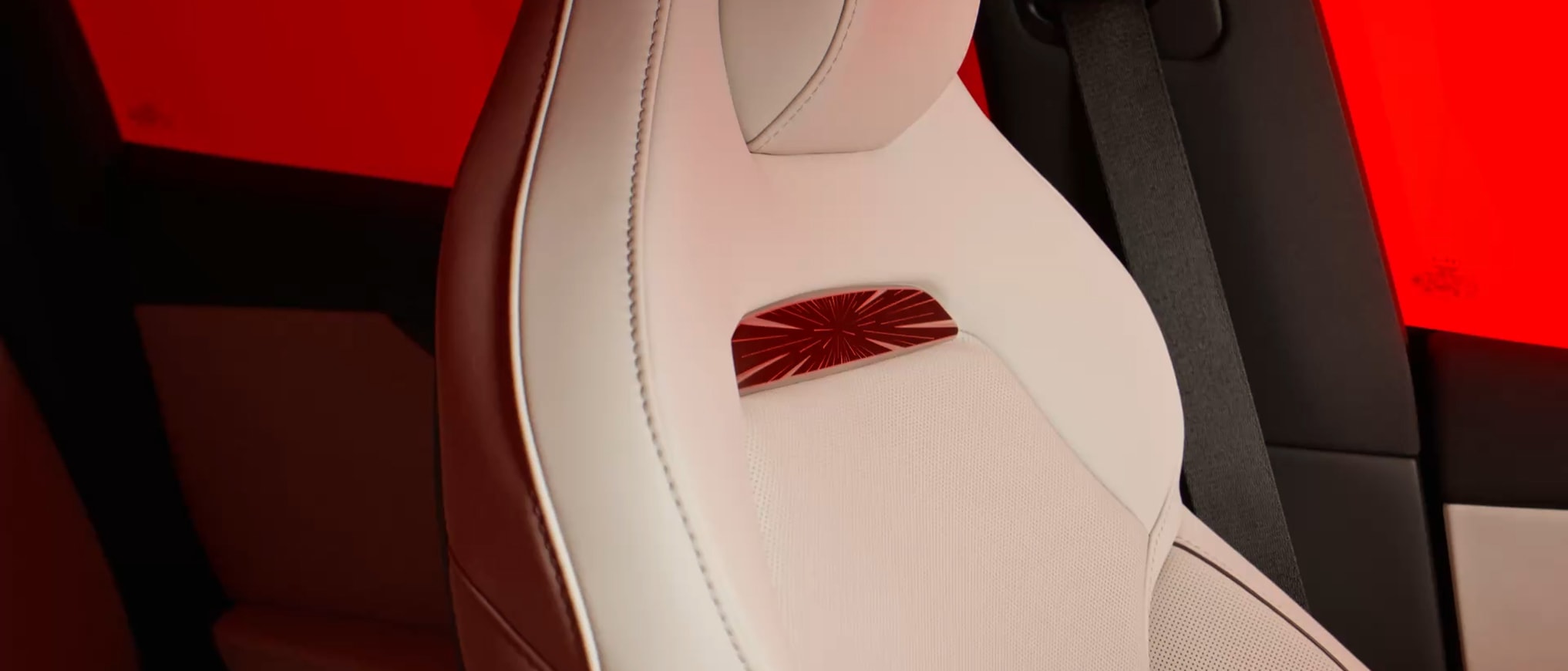 Tesla Model Y 官方前排座舱图