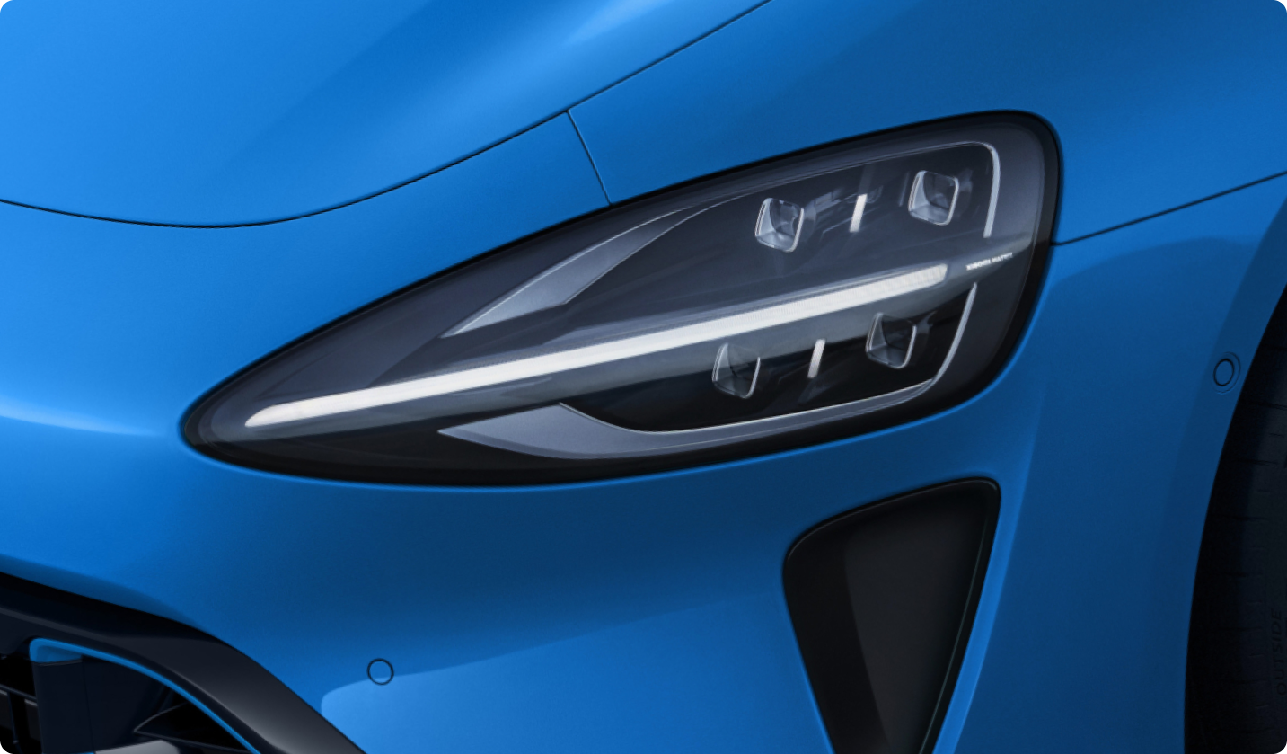 新一代小米 SU7 官方前大灯图